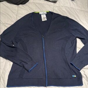 Alaska airlines uniform  women’s Zip-Up Cardigan xl